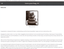 Tablet Screenshot of lifeinmotioncounseling.com